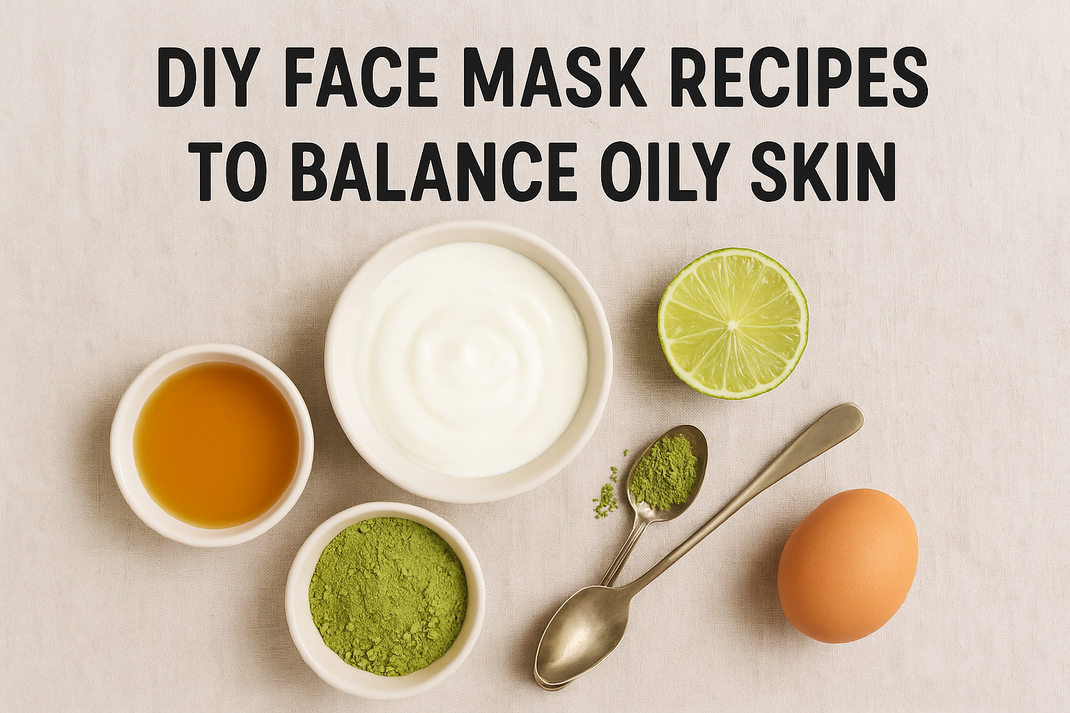 10 DIY Face Mask Recipes to Balance Oily Skin, Easy and Effective!
