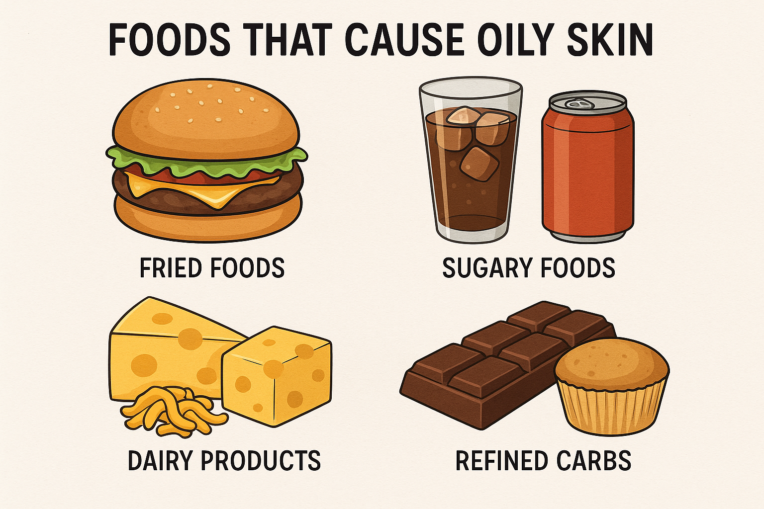 Foods That Cause Oily Skin: What You Should Avoid for Clearer Skin