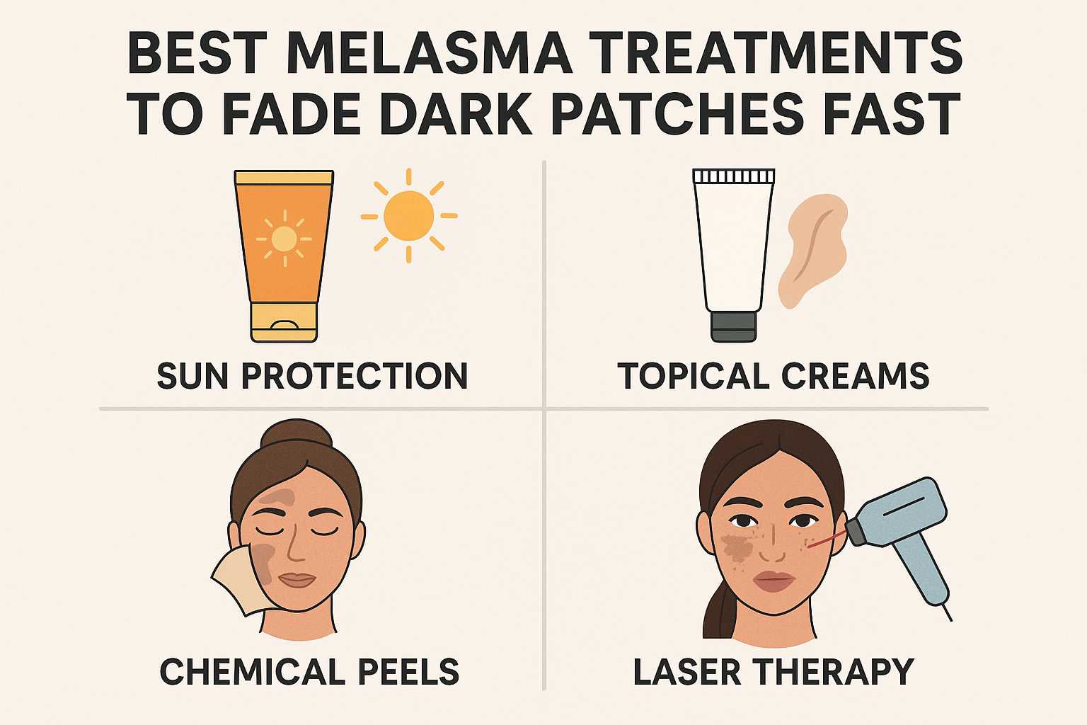 10 Best Melasma Treatments to Fade Dark Patches Fast