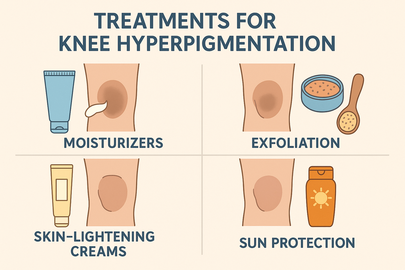 9 Dermatologist-Approved Knee Hyperpigmentation Treatments