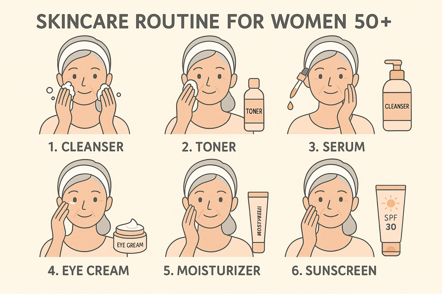Top Skincare Routine for Women 50+—Glow at Any Age