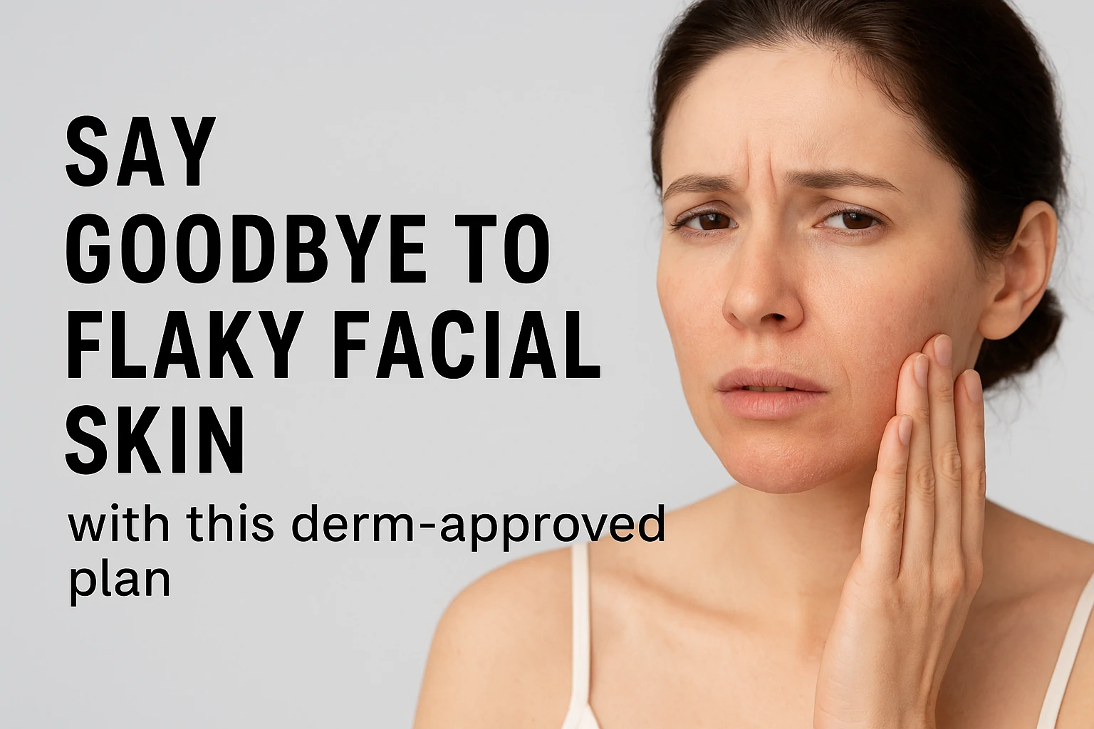 Say Goodbye to Flaky Facial Skin with This Derm-Approved Plan