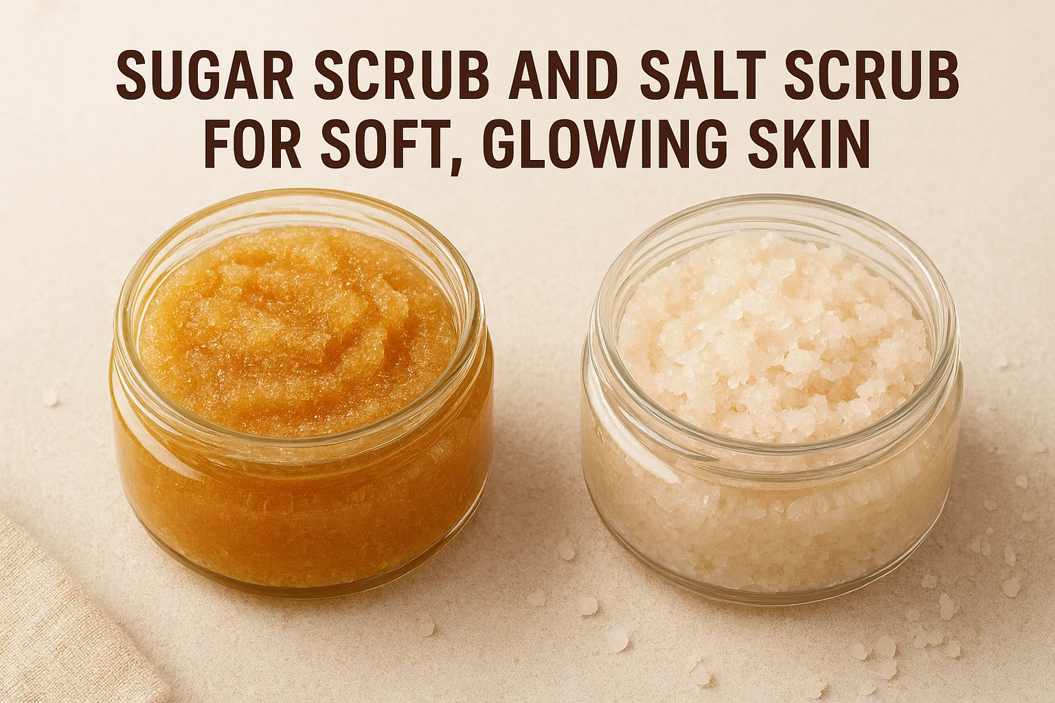 Sugar Scrub or Salt Scrub? The Top Choice for Your Skin in 2025