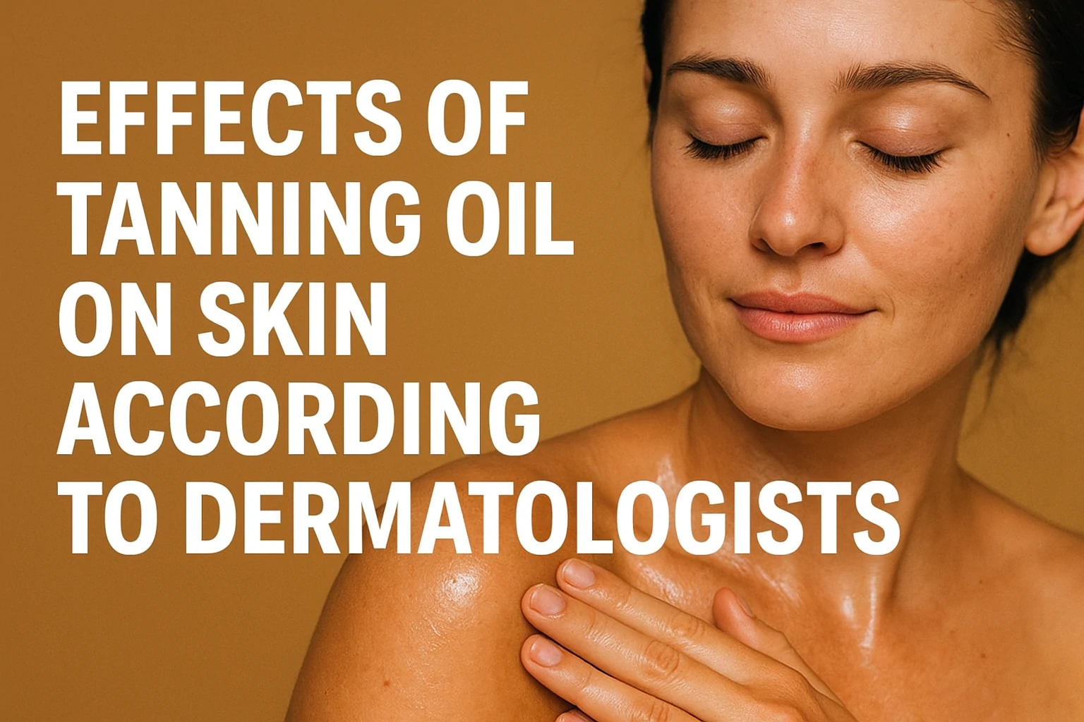 How Harmful Is Tanning Oil? Dermatologists Explain
