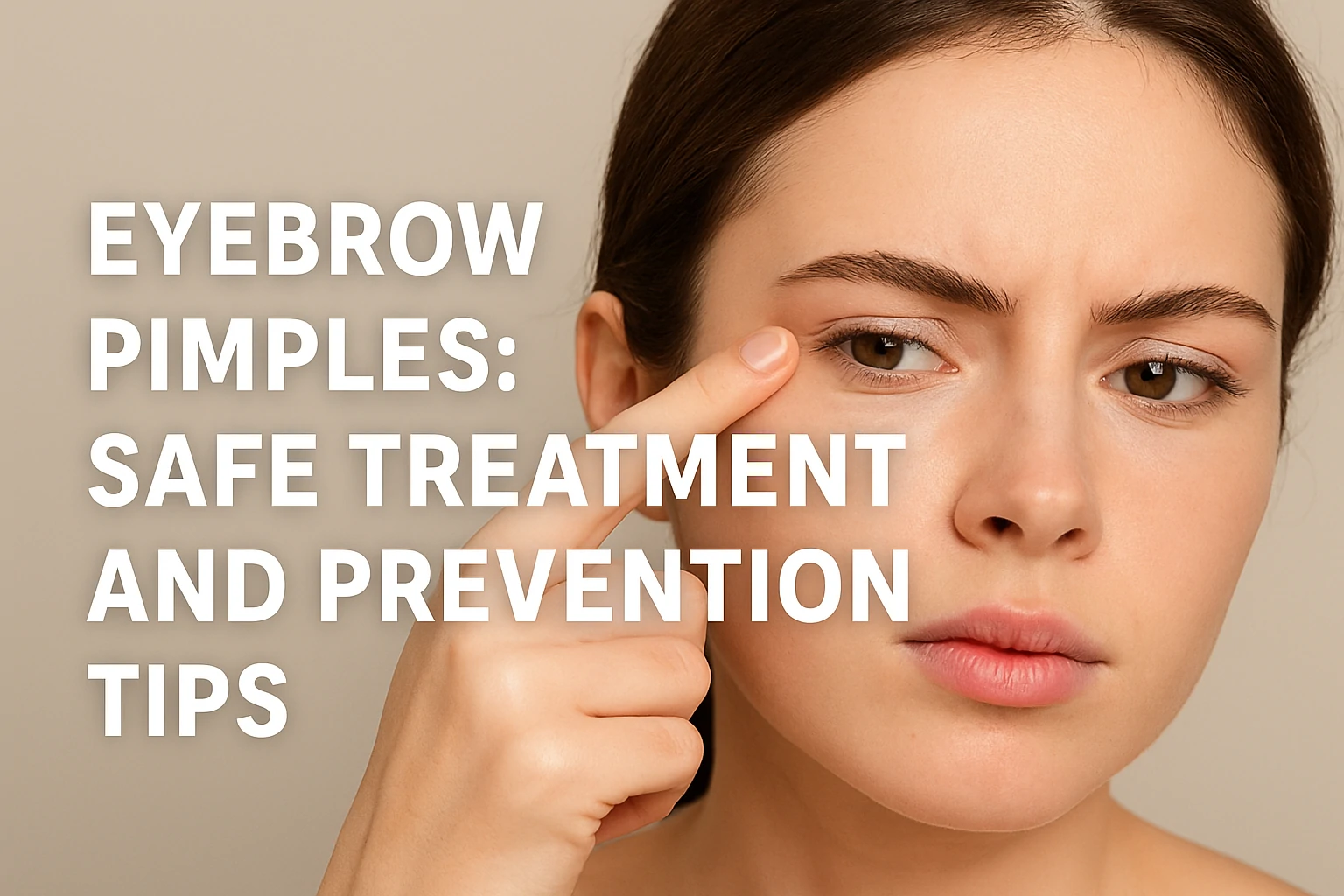 Eyebrow Pimples: How to Treat and Prevent Them Safely