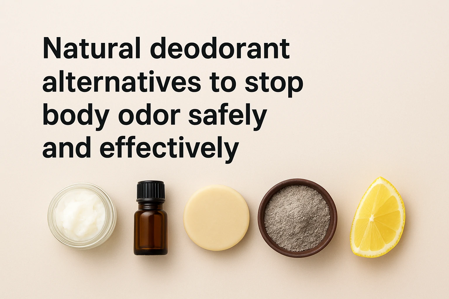 Stop Body Odor: 6 Secret Deodorant Alternatives