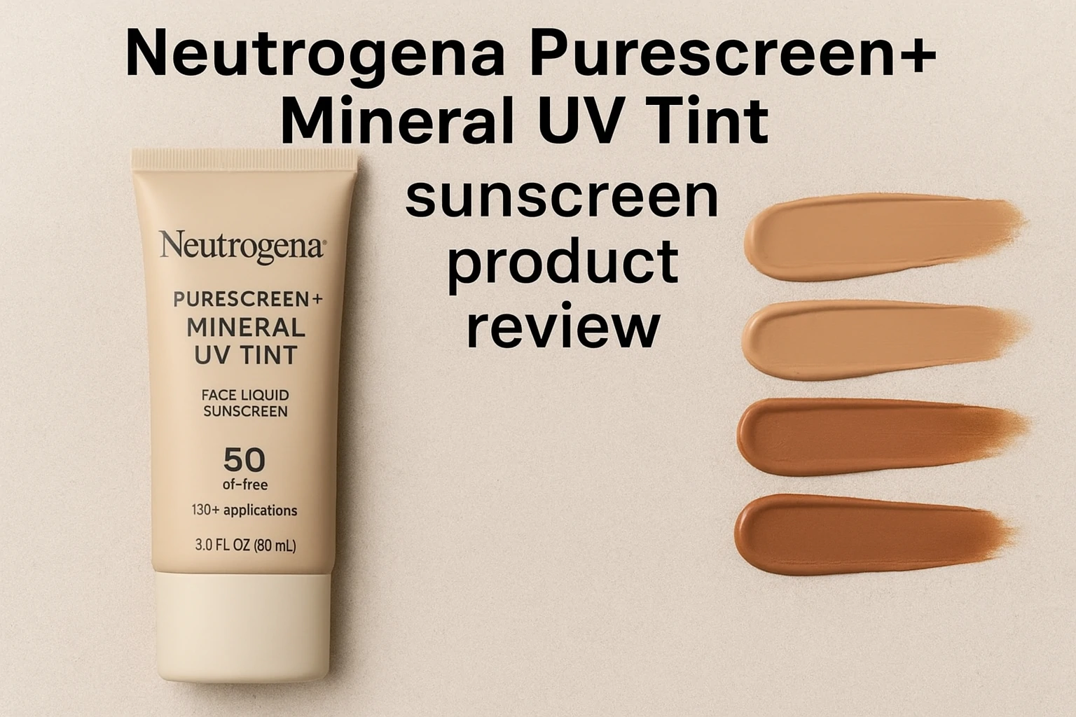 Neutrogena Purescreen+ Mineral UV Tint: Full Review & Test